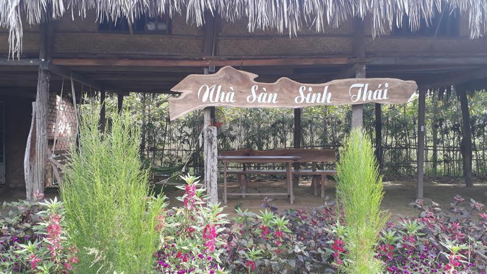 Vila Sunny Field Eco Stilt House Cat Tien Exteriér fotografie